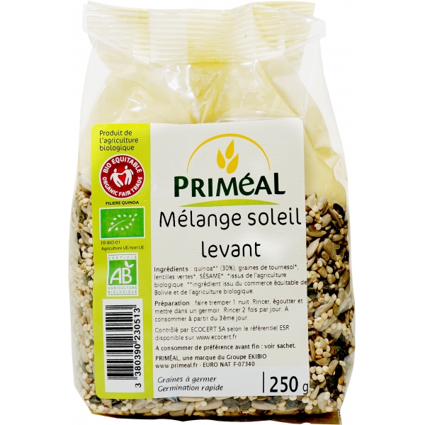 Amestec de seminte pentru germinare Soleil Levant bio 250 g