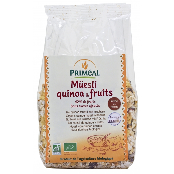 Muesli quinoa & fructe bio 350g