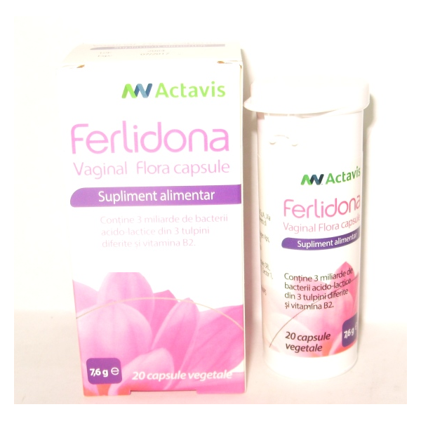 Ferlidona Vaginal Flora X 20 capsule,Actavis