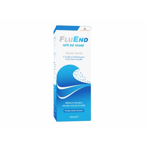 FluEnd apa de mare Spray nazal x 150 ml, Sun Wave Pharma