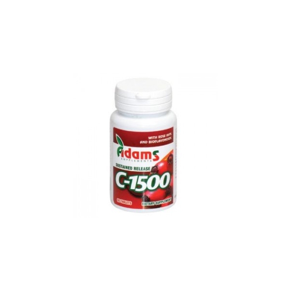 Vitamina C 1500 mg Macese x 90 cps