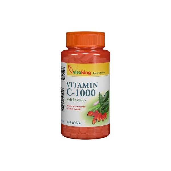 Vitamina C 1000mg macese 100cpr