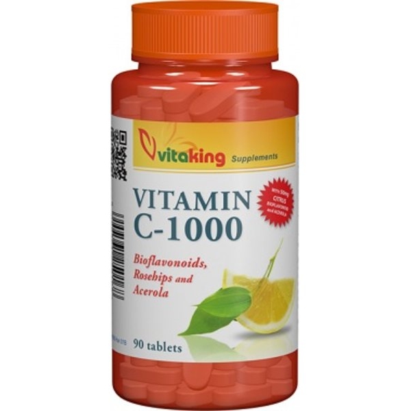 Vitamina C 1000mg cu bioflavonoid 90cpr