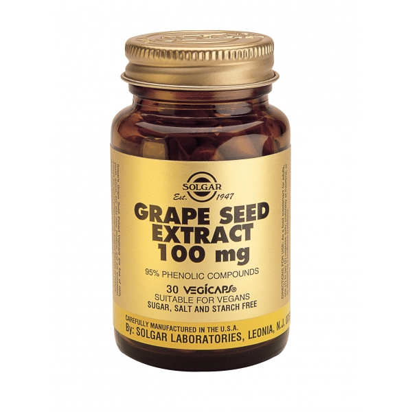 Grape Seed Extract 100mg veg. caps 30s