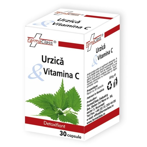 Urzica & Vitamina C 30cps