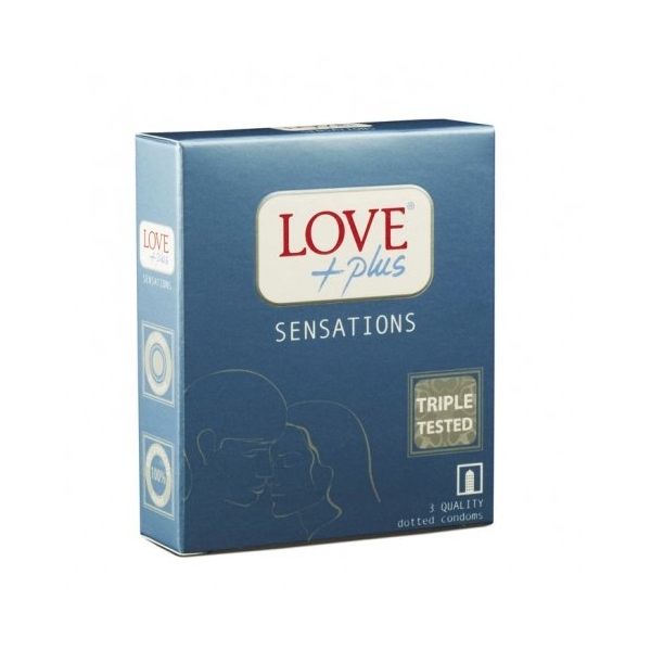 Prezervative Love Plus Sensation 3buc