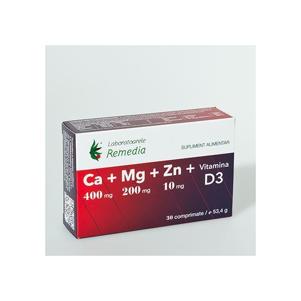 Ca+Mg+Zn+Vitamina D3 30cpr