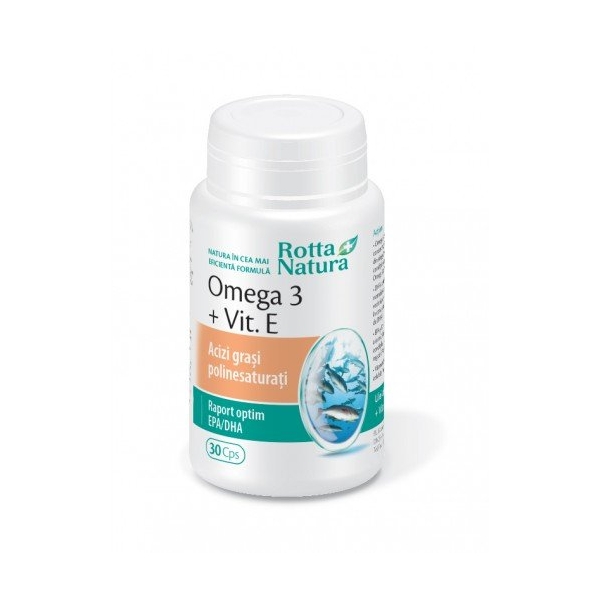 Omega 3 1000mg + vitamina E 30cps