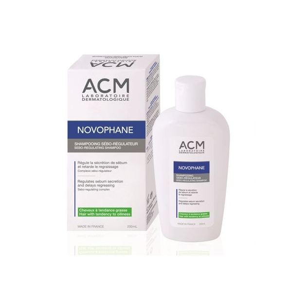 Sampon sebo-reglator Novophane ACM, Unisex, 200 ml