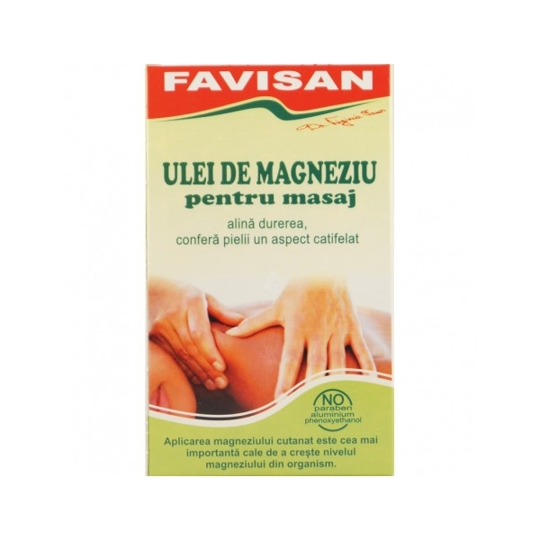 Ulei de magneziu pentru masaj, 125 ml, Favisan
