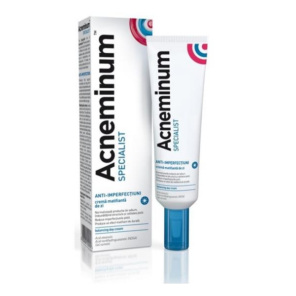 Acneminum Crema de zi, Specialist, 30 ml, Aflofarm