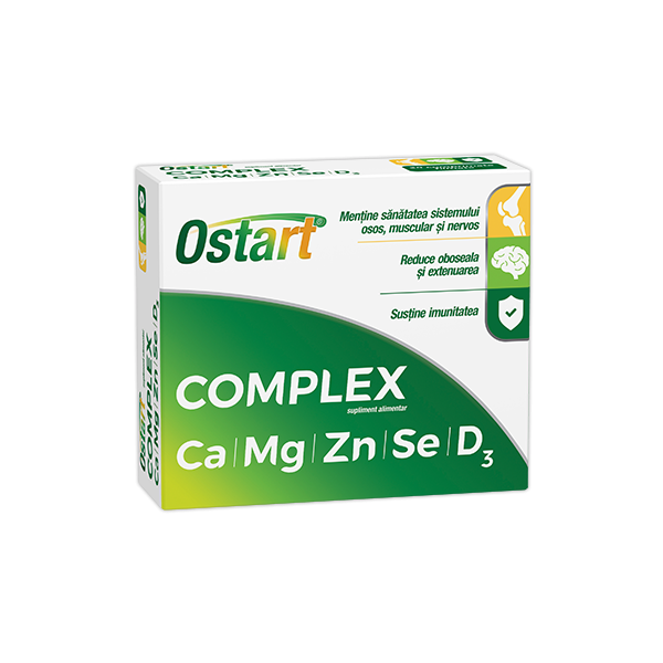 Ostart Complex Ca+Mg+Zn+Se+D3 x 20 cpr
