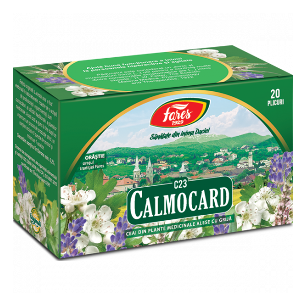 Ceai Calmocard, C23, 20 plicuri