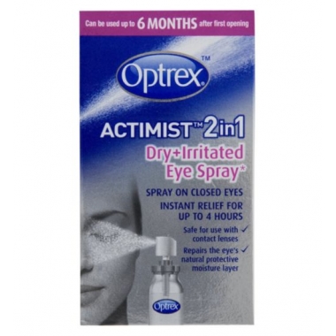 Optrex Spray 2 in 1 Ochi uscati si iritati x10 ml