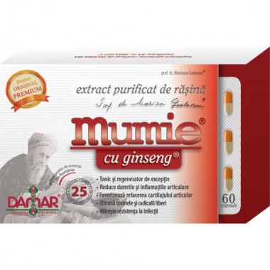 Mumie cu Ginseng x 60 cps