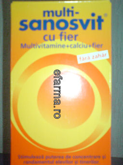 MultiSanosvit cu Fier STOC 0