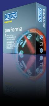 Durex Performa gri x 3 buc.