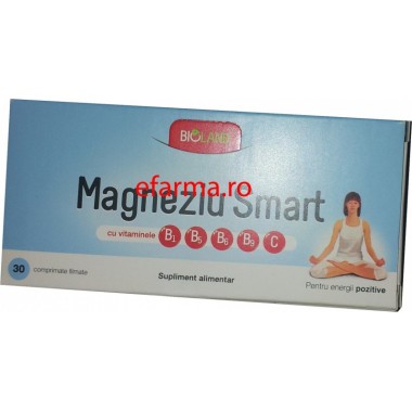 Magneziu Smart x 30 cps