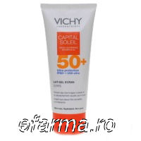 Vichy Capital Soleil- Lapte protectie copii pt. fata si corp IP 50+