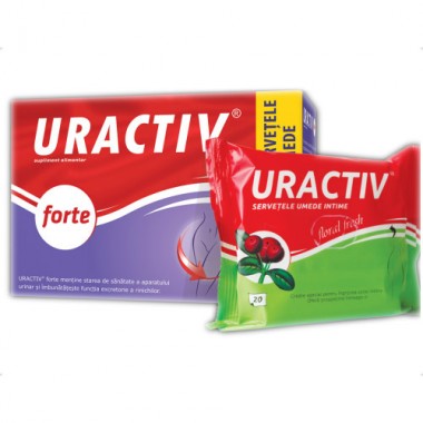 Uractiv Forte 10 cps+Servete Umede
