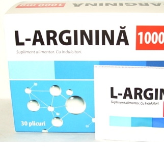 L-Arginina 1000mg x30 plicuri