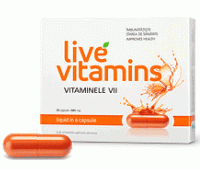 Live Vitamins x 30 cps Vitamine Vii Vitaslim