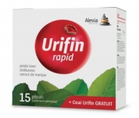 Urifin Rapid + Ceai Urifin, 15+20 plicuri, Alevia