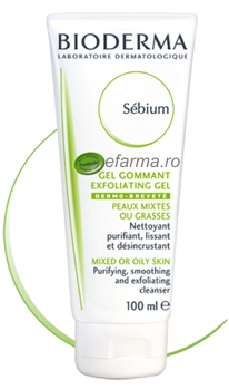 Bioderma Sebium gel gomant exfoliant 100 ml
