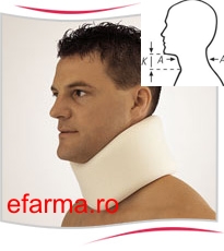 Orteza BORT pentru zona cervicala, cu forma anatomica, alba