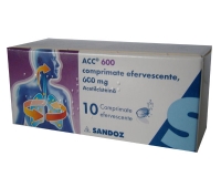 ACC 600 cu Vitamina C x 10 efervescente