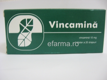 Vincamina 10 mg drajeuri