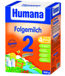 Humana 2 Prebiotic Lapte Praf 800 grame STOC 0