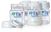 Avent VIA Recipiente pentru Laptele Matern
