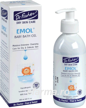 Emol Ulei de baie reparator pentru nou-născuţi Dr. Fischer