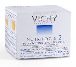 Vichy Nutrilogie 2 crema ingrijire intensiva ten foarte uscat