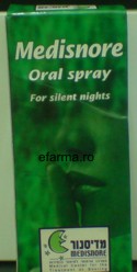 Spray pentru prevenirea si stoparea sforaitului Medisnore
