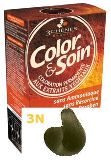 Color & Soin Vopsea Par Naturala 3N Saten Inchis