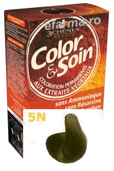 Color & Soin Vopsea Par Naturala 5N Saten Deschis