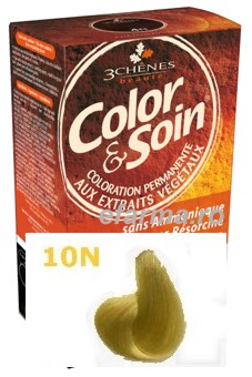 Color & Soin Vopsea Par Naturala 10N Blond Platinat