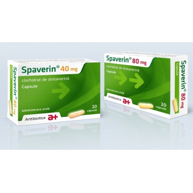 Spaverin 80 mg x 20 capsule, Antibiotice