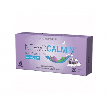 NERVOCALMIN SOMN USOR CU VALERIANA 20CPS