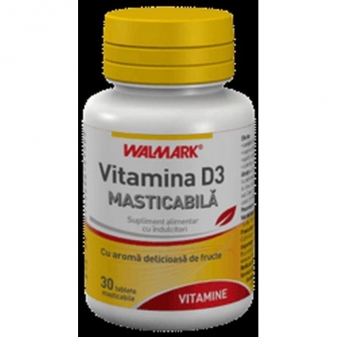 Vitamina D3 masticabila x 30tb , Walmark