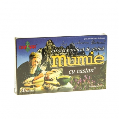 Mumie extract rasina+castan x 30 cpr, Damar