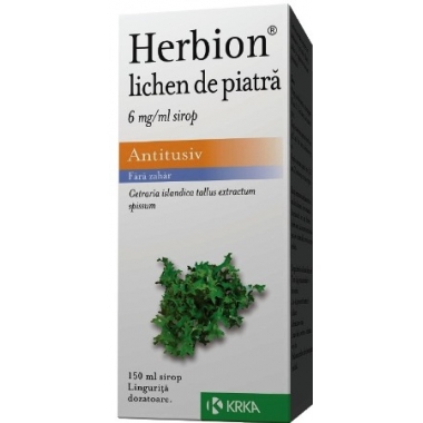 Herbion lichen de piatra 6 mg/ml x150 ml