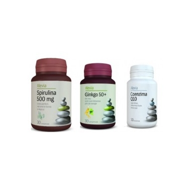 Spirulina +Ginkgo+Coenzima Q10, ALEVIA