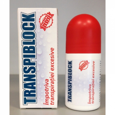 Transpiblock roll-on antiperspirant piele sensibila x 25 ml