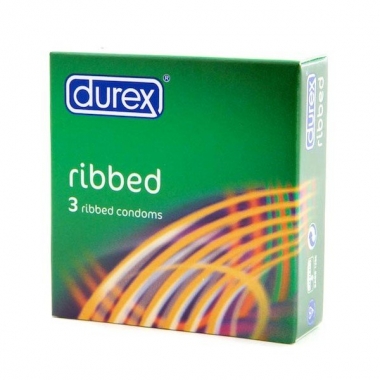 Durex Ribbed 3 buc