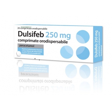 Dulsifeb 250mg 20cpr orodispensabile