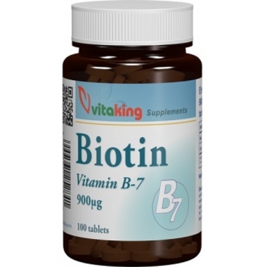 Vitamina B7 - Biotina 900mcg 100cpr
