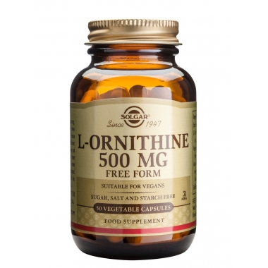 L-Ornithine 500mg veg. caps 50s